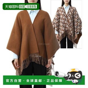 韩国直邮FENDI 羊毛羊绒双面披肩 (FXX808 AYKT F0X2L) 围巾