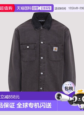 1h可退 香港直邮CARHARTT WIP 男士 MITCH 黑色衬衫式棉质夹克 I0