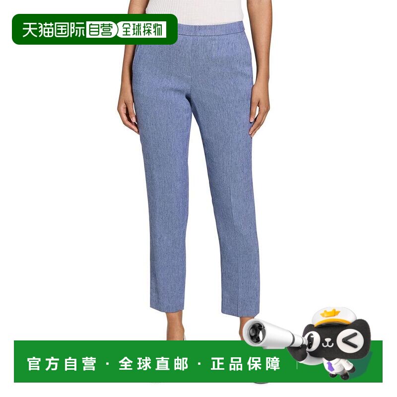 1h可退 【美国直邮】theory 女士 休闲裤亚麻阔腿裤西装裤图片