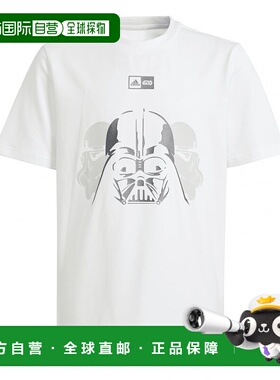 日本直邮Adidas-adidas初级儿童儿童短袖T恤I星球大战图形T恤KOJ4
