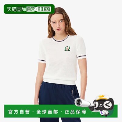 日本直邮【日本直邮】LACOSTE法国鳄鱼女款针织衫AF9561-70V