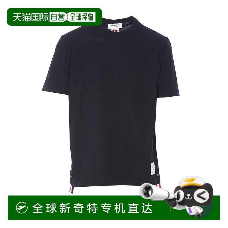 1h可退 香港直邮THOM BROWNE 男士T恤 MJS056A00050415 SS2025 蓝