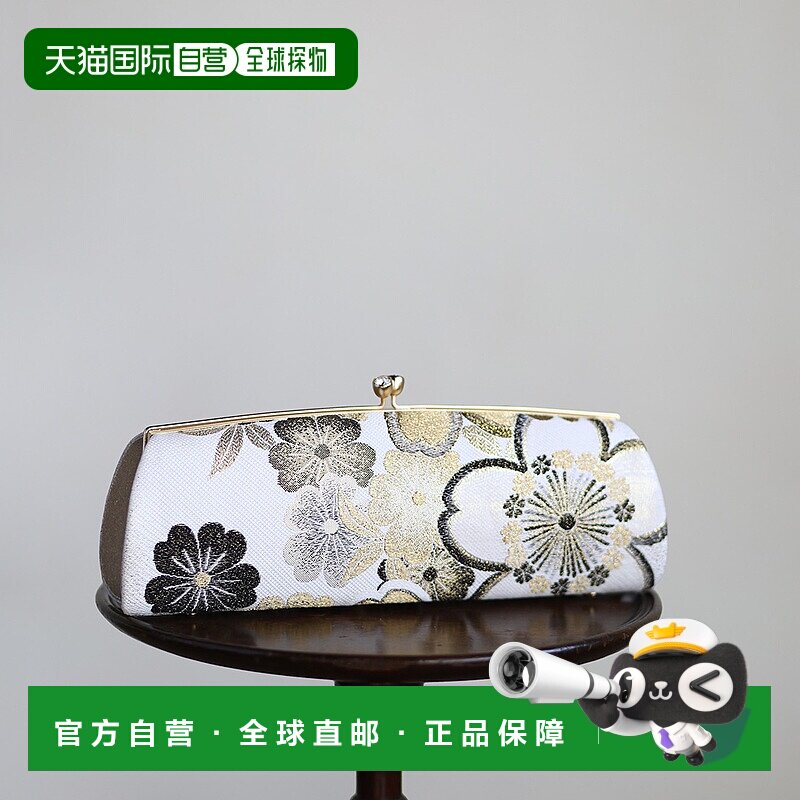 日本直邮tatsumi Omi｜西阵织花时纹手工制作手拿包Ta-or-c1