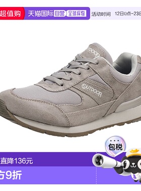 日本直邮outdoor products 男女低帮运动鞋黑色宽楦3E/4E青少年鞋