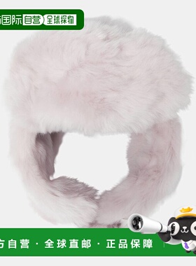 1h可退 香港直邮潮奢 Burberry 巴宝莉 女士 毛羊皮帽子 001302高