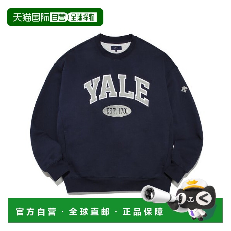 韩国直邮YALE [YALE x DESCENTE] HEAVY-WEIGHT POCKET CREWNECK