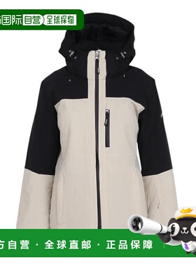 日本直邮PHENIX 双色拼接滑雪夹克 ESW25OT62BEIGE 女士款