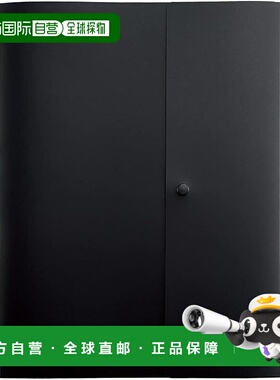 【日本直邮】LIHIT LAB Noir x Noir 口袋夹 A4 黑色 F5907