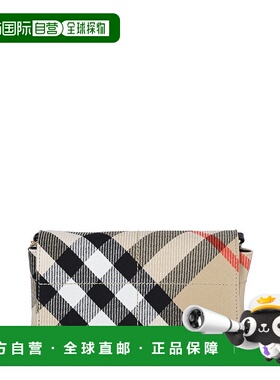 1h可退 香港直邮潮奢 Burberry 巴宝莉 女士 格紋迷你 Soft Snip