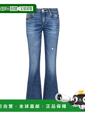 香港直邮Balmain 多口袋牛仔长裤 CF0MJ130DE32牛仔裤喇叭裤