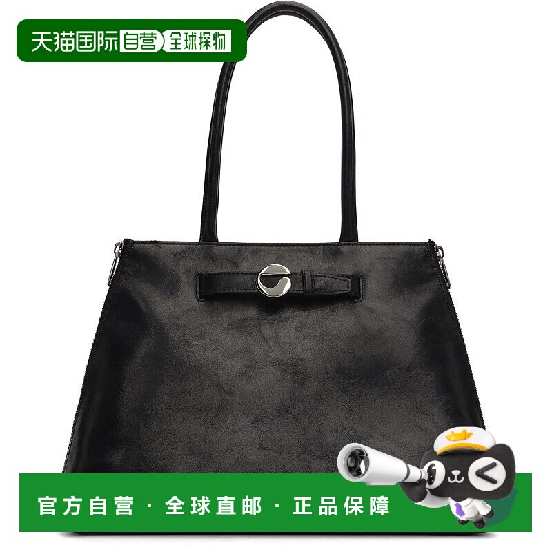 香港直邮潮奢 Coperni 女士 黑色 Data 单肩包 COPBA121F6064