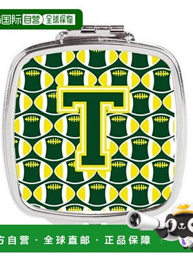 自营 Carolines Treasures CJ1075-TSCM 字母 T 足球绿色和正品