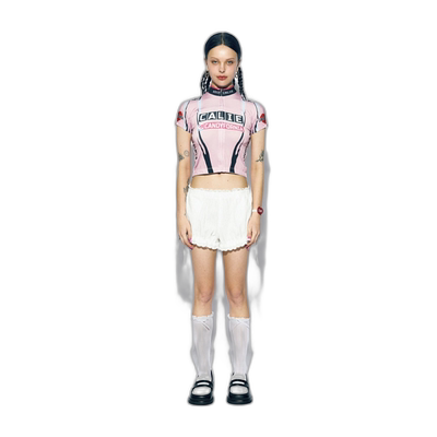 韩国直邮ASIF CALIE 女士短裤CA24BPT008WT RIBBON BALLOON SHORT