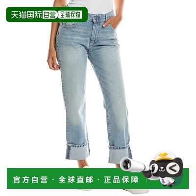 自营 DL1961 Patti Fiji Straight Jean - white 美国奥莱直发