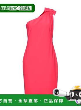 1h可退 香港直邮潮奢 moschino 女士 单肩连衣裙 red红色 舒适时