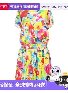 香港直邮moschino 爱莫斯奇诺 女士 短款连衣裙 yellow黄色 舒适