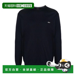 海军蓝logo刺绣套衫 Shark C0P1094 香港直邮Paul