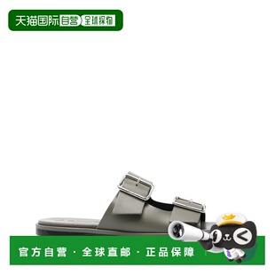 1h可退 香港直邮aeyde 女士 TONYA CEMENT 小牛皮穆勒鞋 A11FSBRN