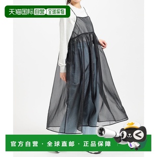 白色 HN6029EW001626 黑色 女士薄纱吊带连衣裙 日本直邮Honeys