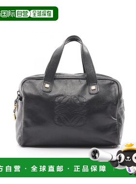 日本直邮中古Loewe罗意威女包B级9新mini boston迷你波士顿牛皮托