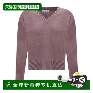 古奇拉利 V領(lǐng) Cucinelli 香港直郵潮奢 布內(nèi)羅 長(zhǎng)袖 Brunello 女士