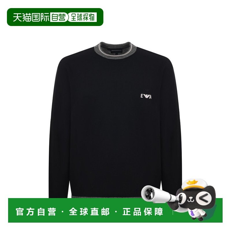 1h可退 香港直邮Emporio Armani 安普里奥 阿玛尼 男士 標誌刺繡,男装,针织衫/毛衣,淘宝优惠券,粉丝福利购,淘宝优惠卷