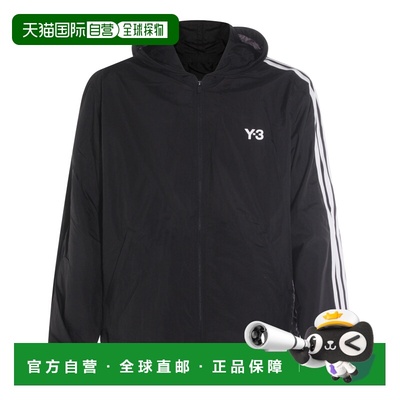 1h可退 香港直邮潮奢 Y-3 女士 黑色休闲夹克 KF1085 black黑色
