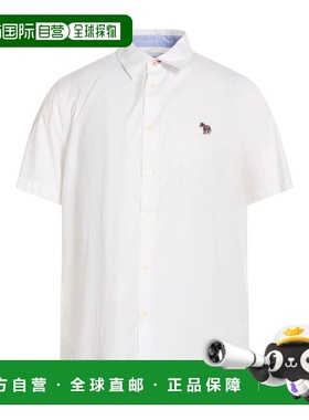 1h可退 香港直邮Paul Smith 男士 纯色衬衫 white白色 舒适时尚