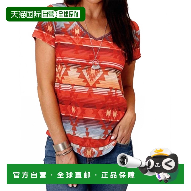 自营 roper女式Studio西V领阿兹特克上衣，多色 美国奥莱直发