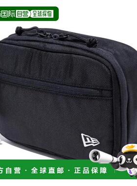 日本直邮NEW ERA 小物收纳包 带网袋和笔夹[14524567] 黑色