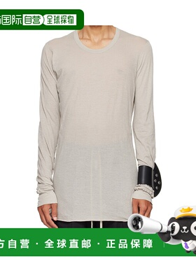 香港直邮RICK OWENS 男士T恤 RU02E1252UC08 AW2025 花色 长袖 T
