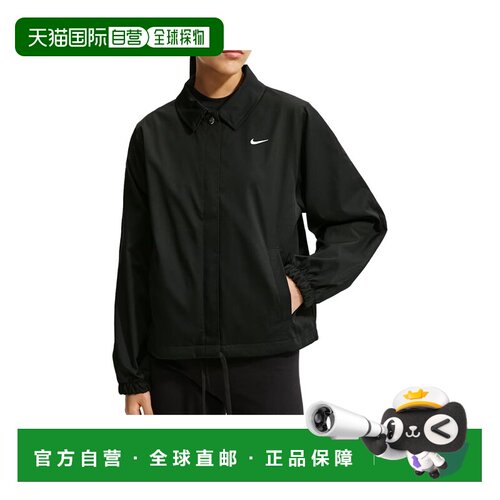 日本直邮Nike/耐克宽松翻领舒适单排扣长袖夹克外套女款 IU1975-0