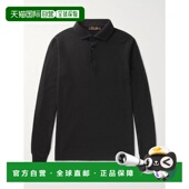 香港直邮Loro 黑色修身 Piana 1h可退 诺悠翩雅 男士 polo衫 FAF82