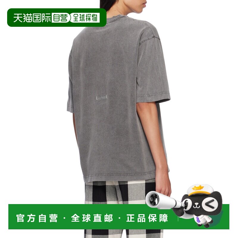 香港直邮ACNE STUDIOS 男士T恤 BL0342BM0 SS2026 灰色 圆领T恤图片