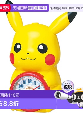 【日本直邮】Seiko精工 闹钟时钟 皮卡丘 232×159×121mm JF384A