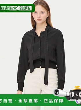 韩国直邮SISLEY 女士雪纺衫 SAWS33461BK开衫