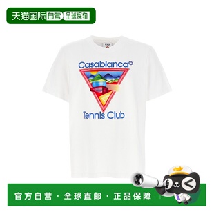 香港直邮Casablanca 男士 'Tennis Club Icon' T恤 MPF25JTS00101