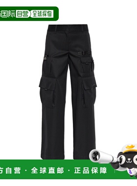 香港直邮OFF-WHITE 男士休闲裤 OWCF017F24FAB0011010 黑色 Wo To