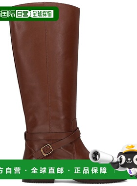 自营Frye Melissa Belted Leather Boot - brown 美国奥莱直发