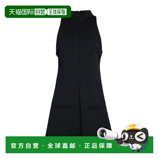 1h可退 香港直邮Courreges 女士 短款连衣裙 black黑色 舒适时尚