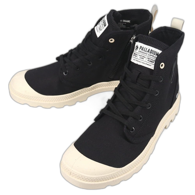 日本直邮PALLADIUM 运动鞋 PAMPA HI ZIP ORGANIC 黑色 79101-008