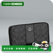 男士 长款 钱包黑色CCQ07 日本直邮Coach SVO1U奢华时尚 礼物
