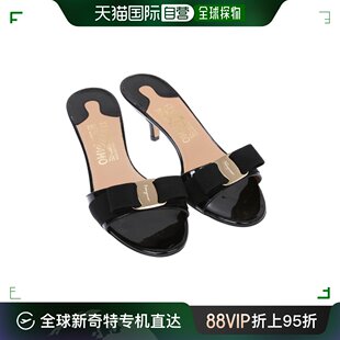 0539586 女士黑色高跟拖鞋 FERRAGAMO 香港直邮SALVATORE