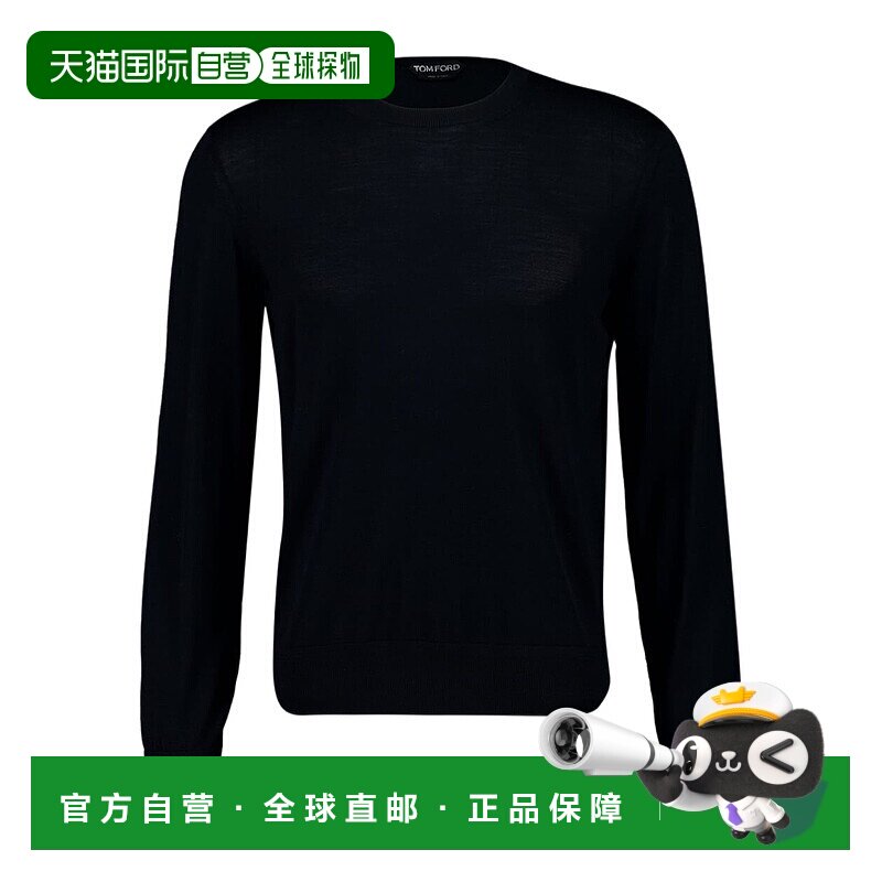 1h可退 香港直邮Tom Ford 圆领长袖毛衣 KCL077YMW103