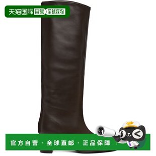1h可退 香港直邮潮奢 toteme 女士 棕色 Downtown Nappa 高筒靴 2
