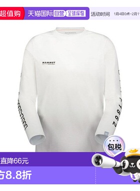 日本直邮Mammut QD 标志印花长袖T恤 AF 男士 1016-01030-00742