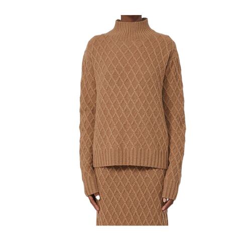 MAX MARA 女士针织衫 1366075906003 AW2025 棕色 长袖毛衣