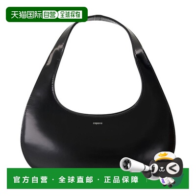 自营coperniCrescent-Shaped Calfskin Shoulder Bag With Emboss