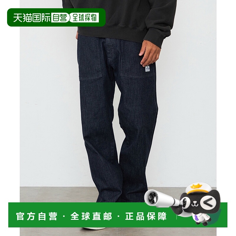 1h可退 日本直邮Wrangler男装宽松锥形易打理牛仔裤半拉链设计 WM