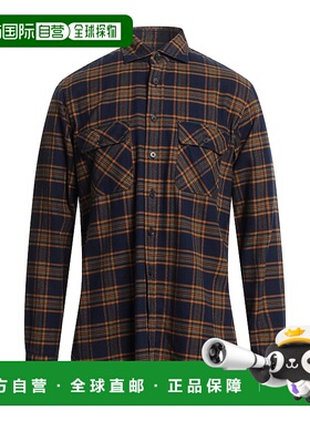 1h可退 香港直邮潮奢 Alessandro Gherardi 男士 衬衫 blue蓝色